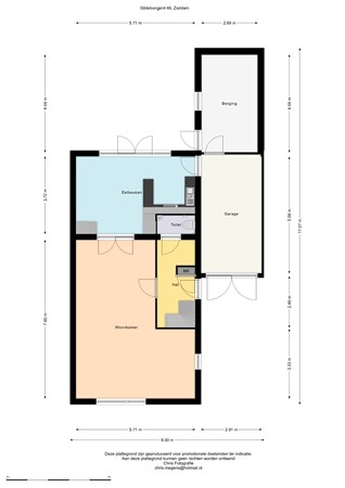 Floorplan - Gildebongerd 46, 7038 DG Zeddam